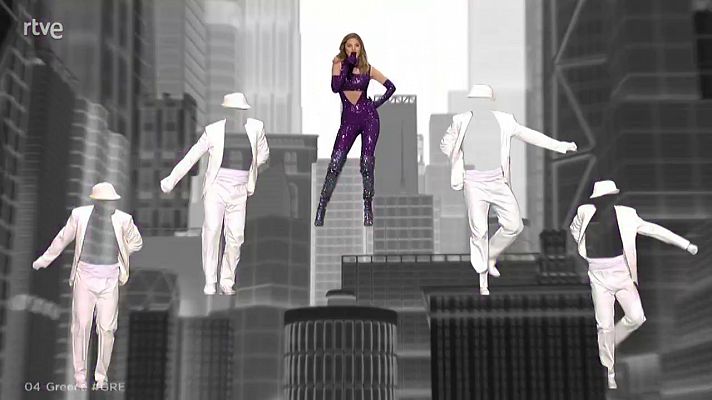 Eurovisión - Minuto de Grecia en el ensayo general de la segunda semifina