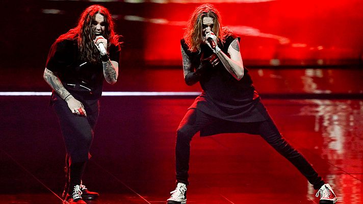 Eurovisión - Minuto de Finlandia en el ensayo general de la semifinal