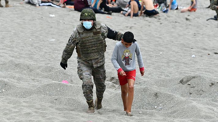 Telediario 1 - Los protagonistas de Ceuta