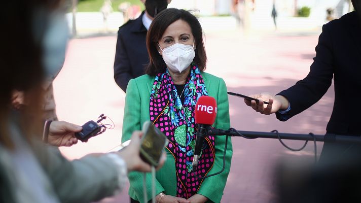 Telediario 1 - Margarita Robles, a Marruecos: "Con España no se juega"