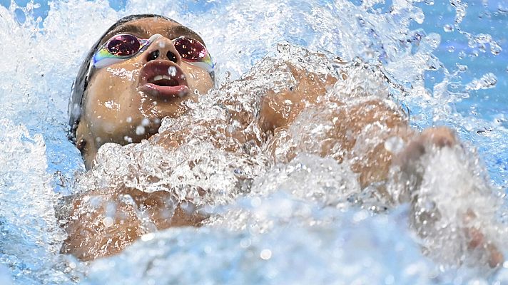 Hugo González, plata en los 100 espalda, su segunda medalla en el Europeo