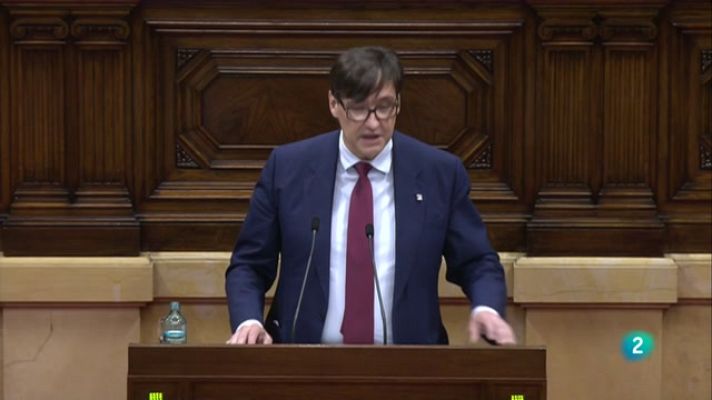El Vespre - Salvador Illa reclama a Aragonès aixecar el veto al PSC