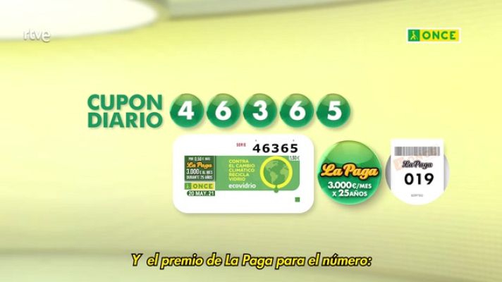 Sorteos ONCE - Sorteo ONCE - 20/05/21