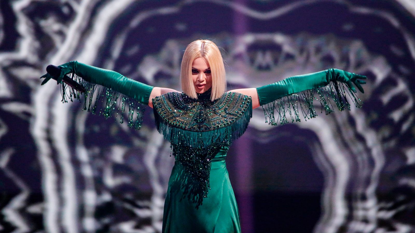Eurovisión 2021 - Letonia: Samanta Tina canta "The moon is rising" en la segunda semifinal