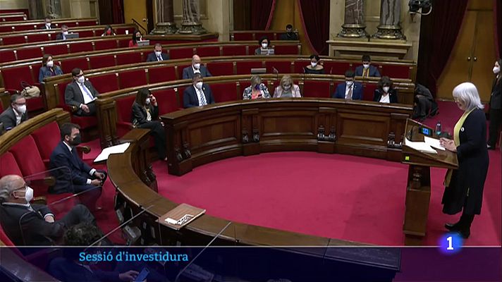 Junqueres protagonista en la investidura d'Aragonès com a president