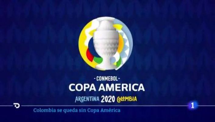 Telediario 1 - Colombia se queda sin Copa América después de que la CONMEBOL rechace atrasarla