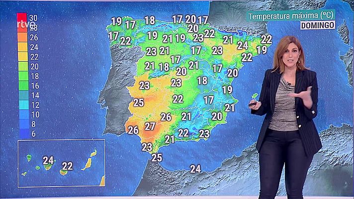 Intervalos de levante fuerte en el Estrecho en la primera mitad del día. Alisios en Canarias, con rachas fuertes o muy fuertes en las islas montañosas