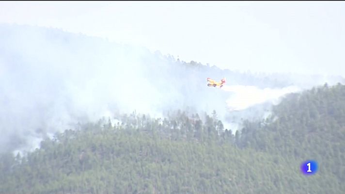 Continúa sin controlarse el incendio de Tenerife            