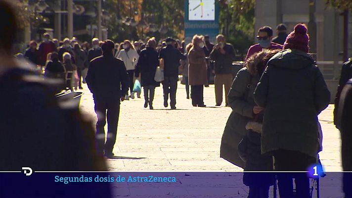 Telediario 1 - Repetir con AstraZeneca o Pfizer: la duda de muchos menores de 60 años