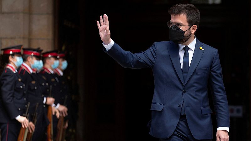 Aragonès es investido presidente de la Generalitat con la mayoría independentista