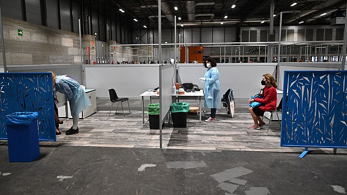 Telediario 1 - El ritmo de vacunación provoca un estancamiento de la pandemia, pero es pronto para descartar posibles aumentos de contagios