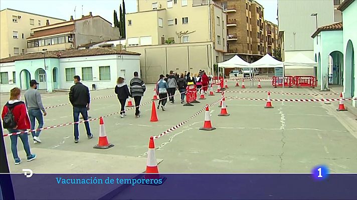 Vacunación de temporeros en España