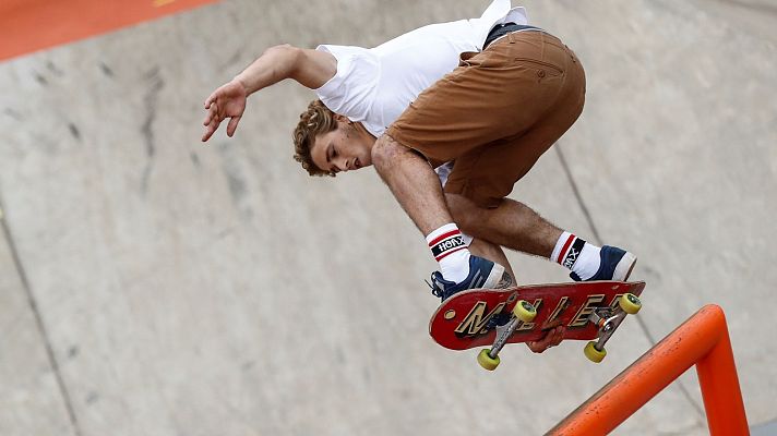 Telediario 1 - Los skaters Jaime Mateu y Julia Benedetti se clasifican paa Tokio 2020
