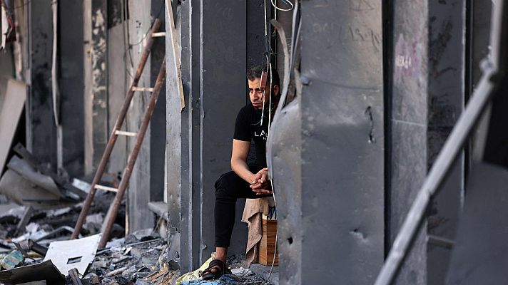 Telediario 1 - La tregua en Gaza se mantiene y comienza la reconstrucción