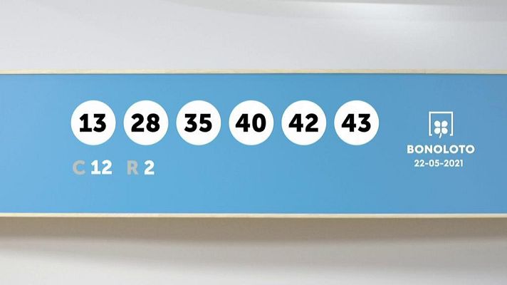 SELAE - Sorteo de la Lotería Bonoloto del 22/05/2021