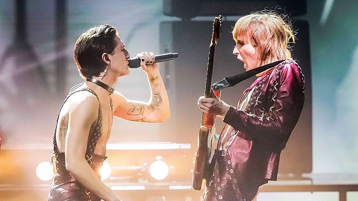 Eurovisión - Italia: Måneskin cantan "Zitti e buoni" como ganadores