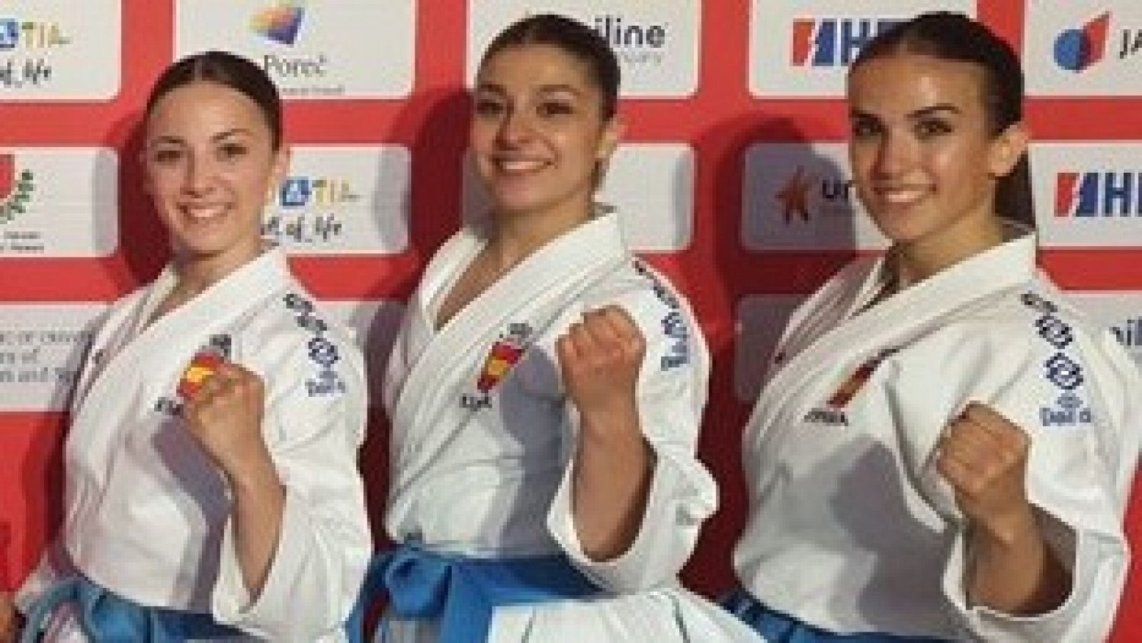 España. plata en kata por equipos en Croacia