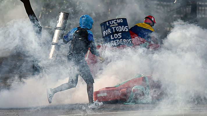 La policía, acusada de violencia en protestas de Colombia
