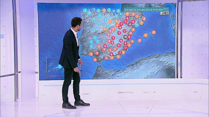 El tiempo - Precipitaciones generalizadas y persistentes, localmente fuertes, en el sureste peninsular y el oeste de Baleares