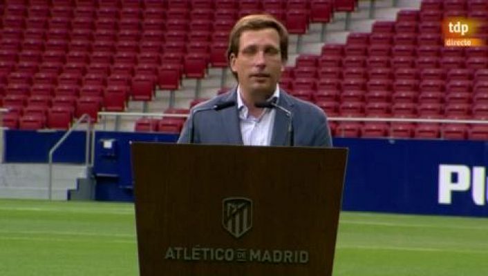 Almeida, a Simeone: "Tú has girado la historia de este club"