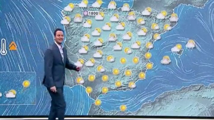 Telediario 1 - La Aemet prevé lluvias fuertes en el sur de Levante y Baleares
