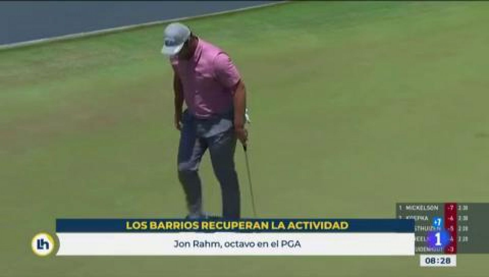 Jon Rahm termina octavo en el PGA que ganó Mickelson