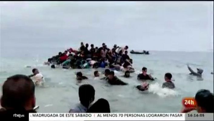 Crisis migratoria en Ceuta