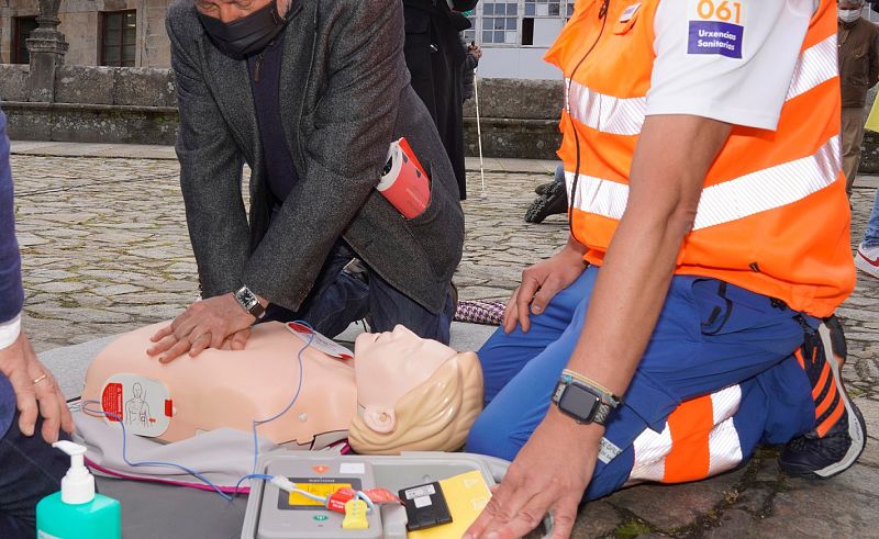 Técnica de reanimación ante unha parada cardíaca 