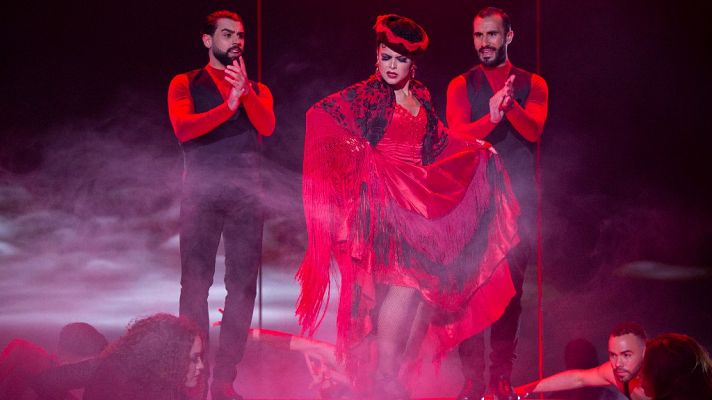 Actuación de Macarena en la primera Semifinal