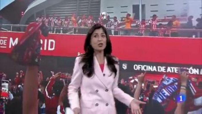 Telediario 1 - Correa, el incombustible de la Liga del Atlético