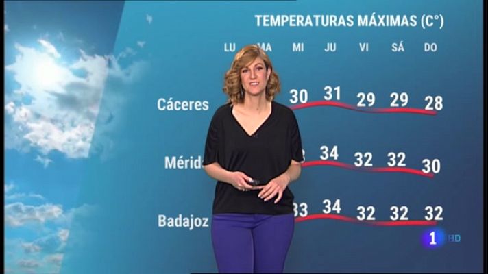 El tiempo en Extremadura - 24/05/2021