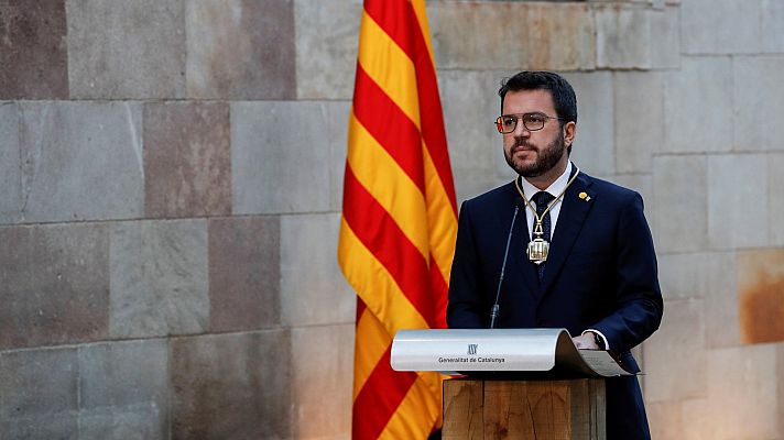 Telediario 1 - Aragonès, sobre los indultos: "Toda medida que alivie el dolor será bienvenida"