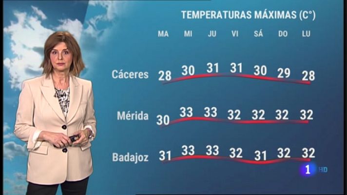 El tiempo en Extremadura - 25/05/2021