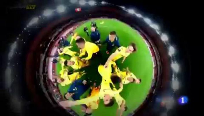 Telediario 1 - Más de 2.000 aficionados acompañarán al Villarreal en Polonia