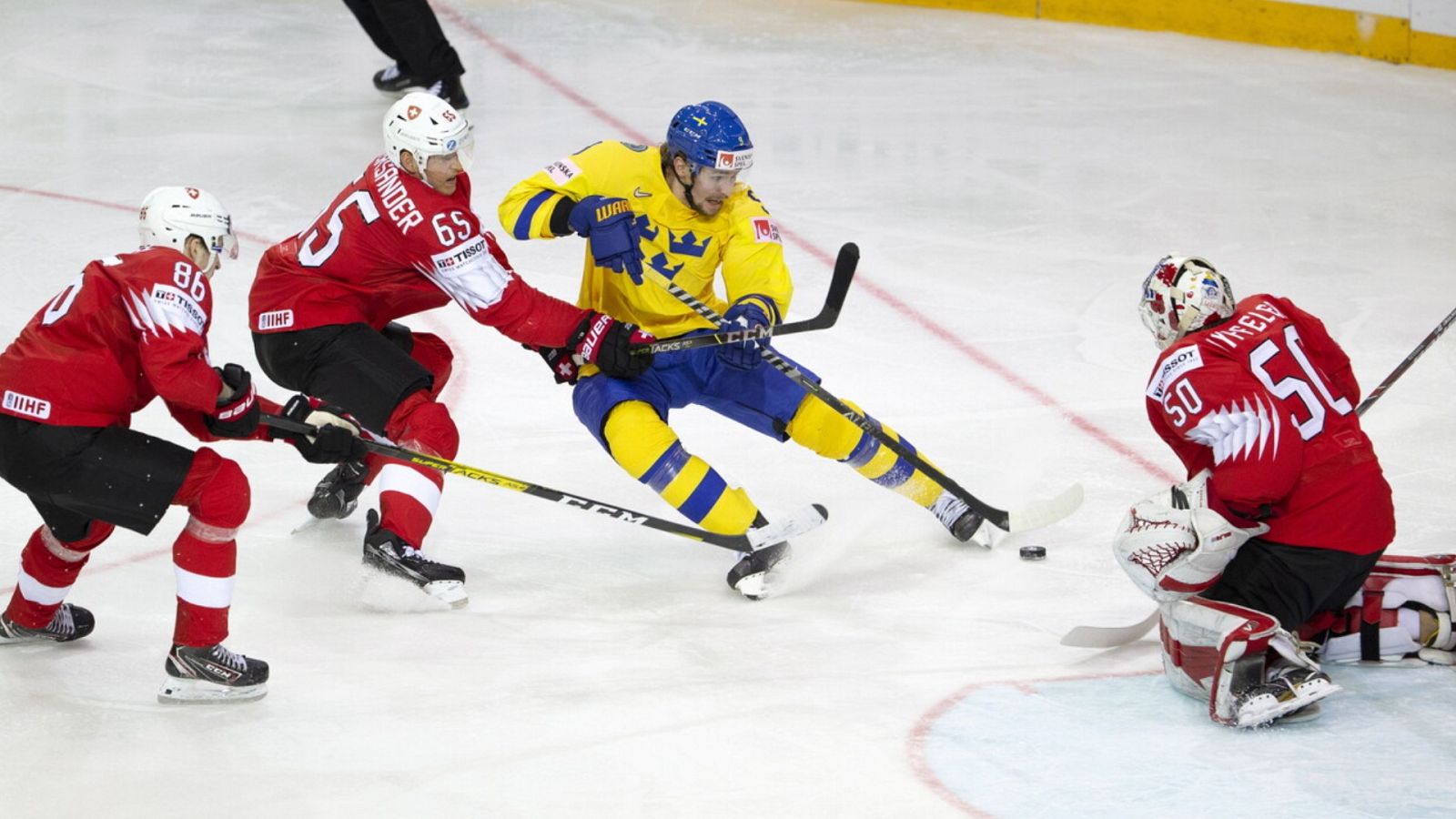 Hockey sobre hielo - Campeonato del Mundo: Suiza - Suecia