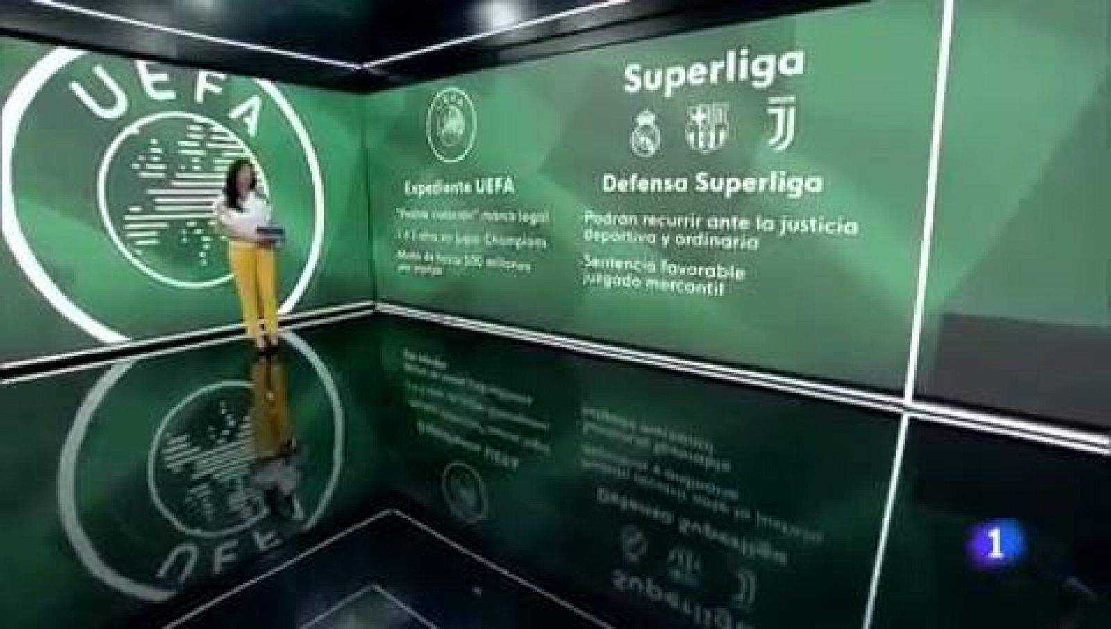 La UEFA abre procedimientos disciplinarios a Real Madrid, Barcelona y Juventus