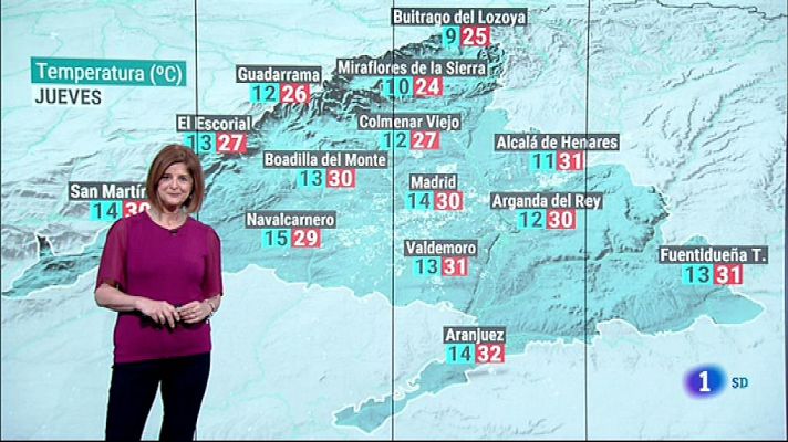 El Tiempo en la Comunidad de Madrid  26/05/2021