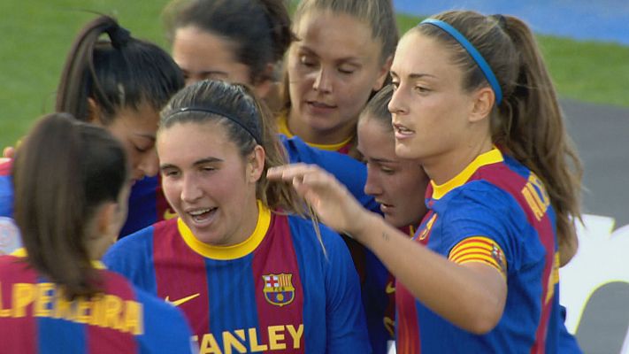 Fútbol - Madrid CFF - Barça: Alexia marca el 0-1 en la semifinal