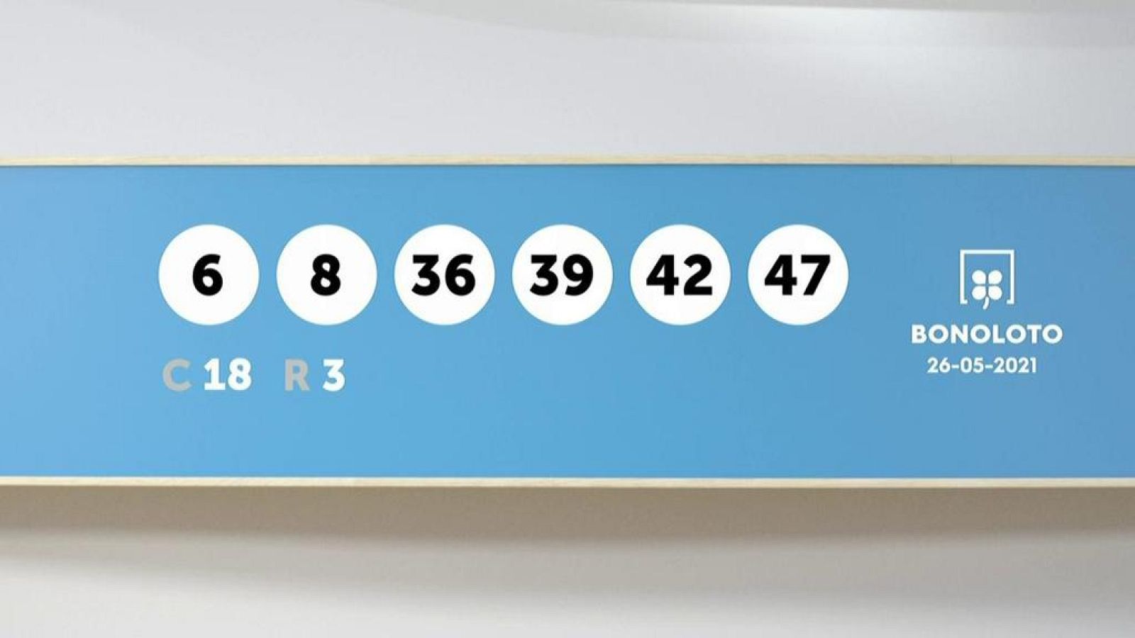 Sorteo de la Lotería Bonoloto del 26/05/2021 - Ver ahora