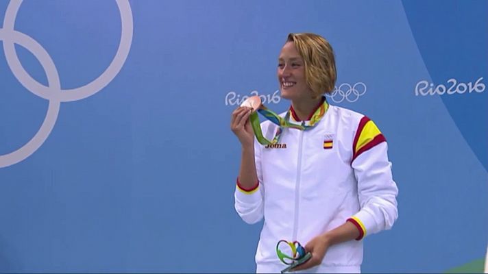 Mireia Belmonte, campeona olímpica en natación
