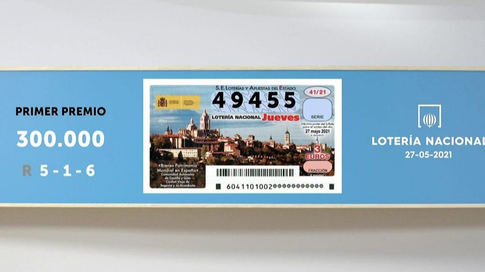 Sorteo de la Lotería Nacional del 27/05/2021 - Ver ahora