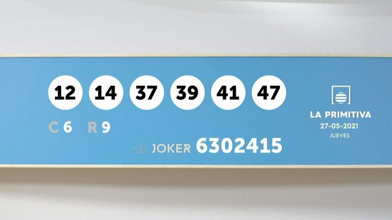 Sorteo de la Lotería Primitiva y Joker del 27/05/2021 - Ver ahora