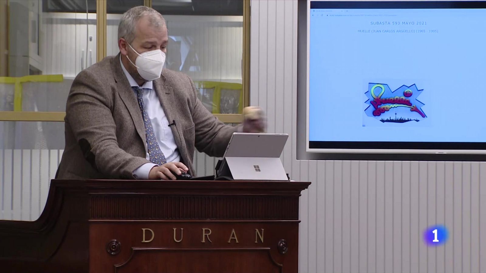 Subastan obras inéditas de Muelle, pionero en España del arte urbano- RTVE.es | Ver