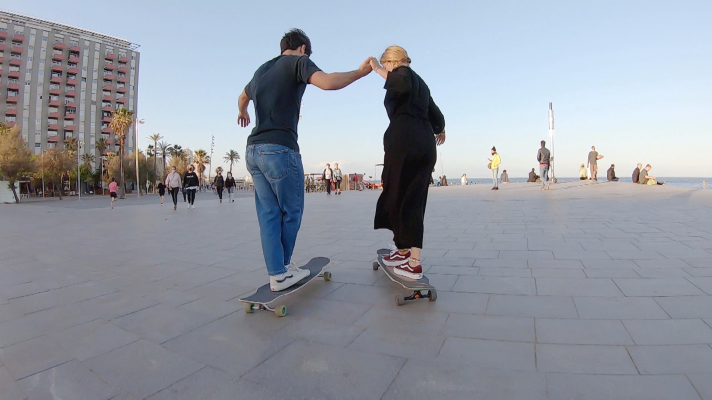 Baile en longboard