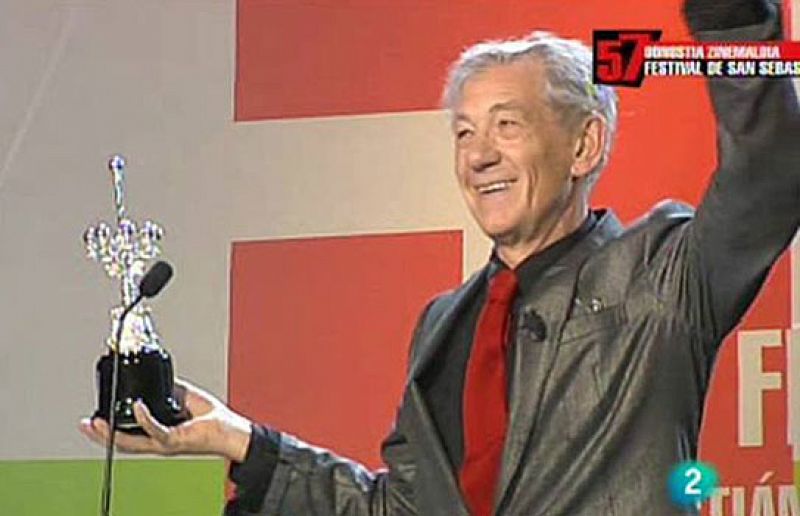 Ian McKellen, Premio Donostia en el Festival de Cine de San Sebastián