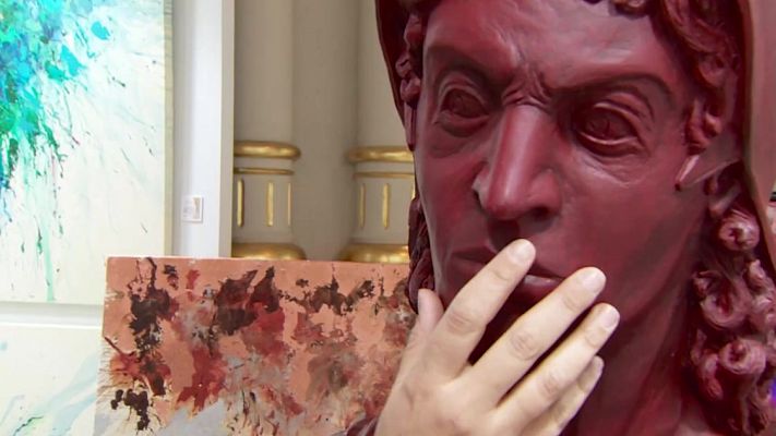 Telediario 1 - Artist Experience, la feria que da voz a los artistas contemporáneos