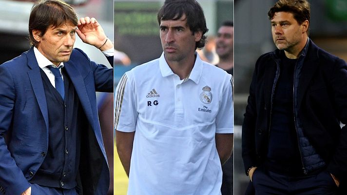 Telediario 1 - Conte, Raúl y Pochettino, candidatos para dirigir al Madrid