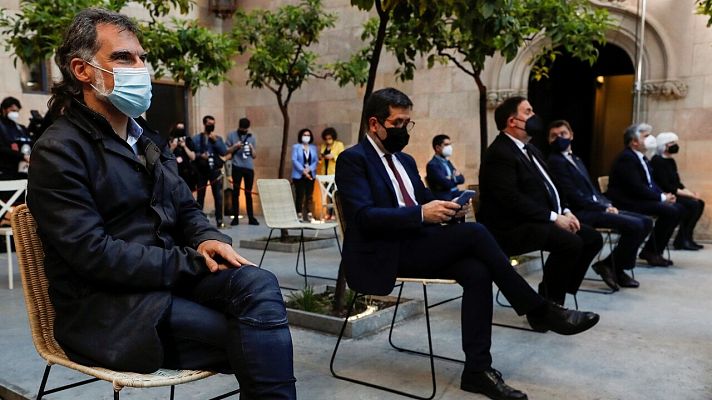 Telediario 1 - Cuixart se reafirma en su papel en el 'procés': "Yo no renuncio a nada de lo que hice"