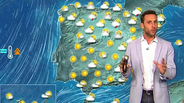 Ascenso notable de temperaturas en el interior del sureste peninsular