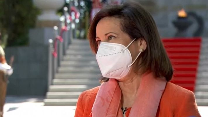 Especiales informativos - Robles exige "respeto" a Marruecos y ve inaceptable utilizar menores para "burlar" las fronteras de España